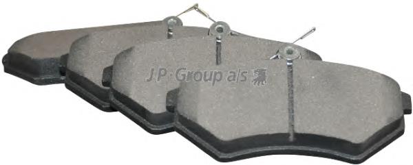 1163601910 JP Group sapatas do freio dianteiras de disco