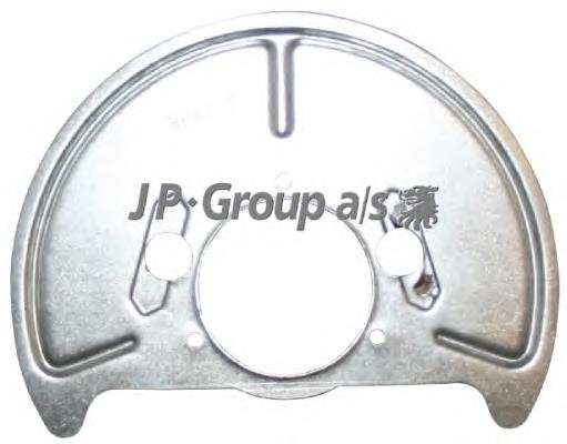 Proteção do freio de disco dianteiro esquerdo 1164200370 JP Group