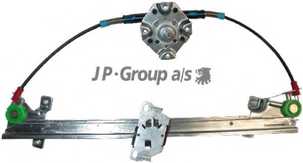 Mecanismo de acionamento de vidro da porta dianteira direita 1288100180 JP Group