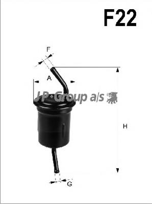 Топливный фильтр 4718700109 JP Group
