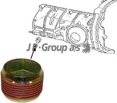 8133000200 JP Group tampão de panela da caixa automática de mudança