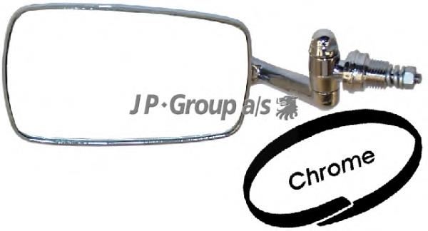 8189100586 JP Group зеркальный элемент зеркала заднего вида правого
