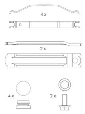 Задние тормозные колодки 2927404420 Jurid/Bendix