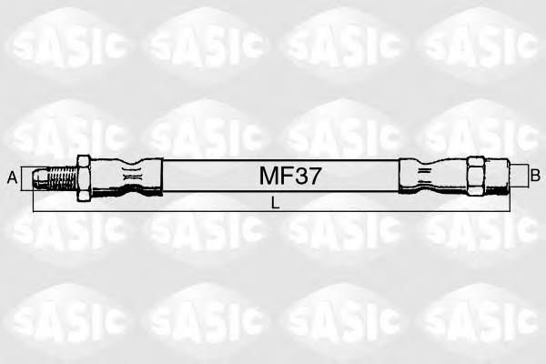 SBH0180 Sasic mangueira do freio dianteira