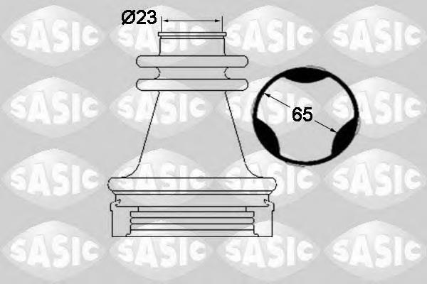 Bota de proteção interna direita de junta homocinética do semieixo dianteiro 1904035 Sasic