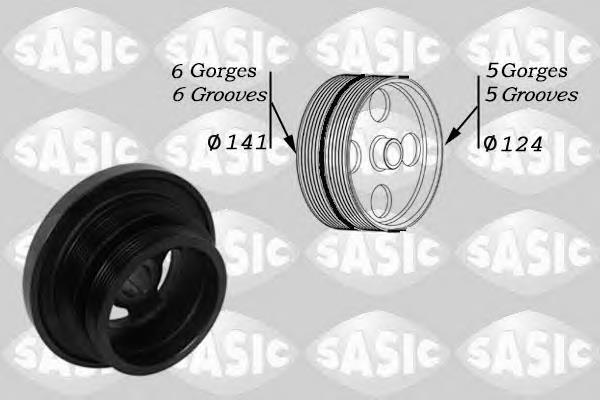 Демпфер коленвала Sasic 2156047
