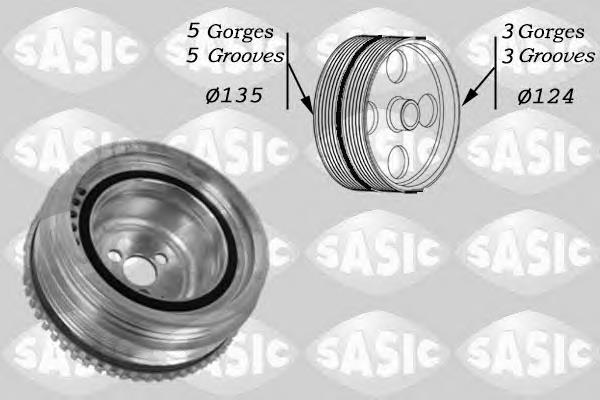 Шкив коленвала (демпфер) Sasic 2156045 цена, от 52.92 USD