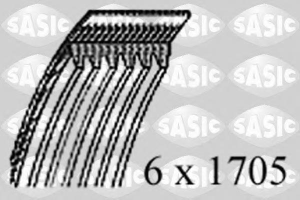 1770015 Sasic Поликлиновый ремень