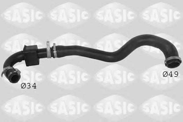 3334010 Sasic mangueira (cano derivado superior de intercooler)