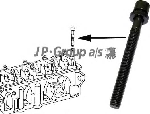 1111151800 JP Group parafuso de cabeça de motor (cbc)