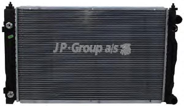 1114204600 JP Group radiador de esfriamento de motor