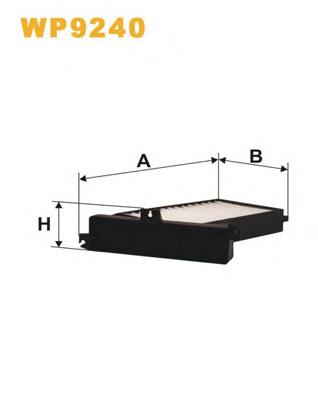 Фильтр воздушный отопителя WIX WP9240 цена, от 9.02 USD