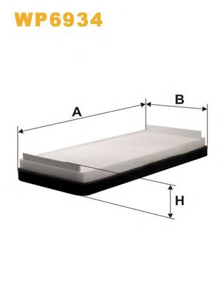 Фильтр воздушный отопителя WIX WP6934 цена, от 7.95 USD