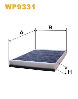 Фильтр воздушный отопителя WIX WP9331 цена, от 12.87 USD