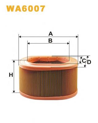 Элемент воздушного фильтра WIX WA6007 цена, от 9.74 USD