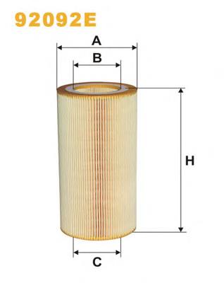 92092E WIX filtro de óleo