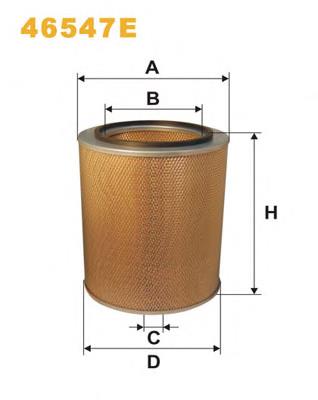 46547E WIX Воздушный фильтр двигателя