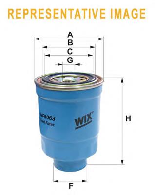 WF8058 WIX filtro de combustível