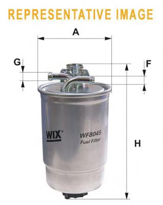 WF8045 WIX топливный фильтр