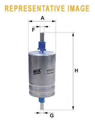 WF8411 WIX filtro de combustível