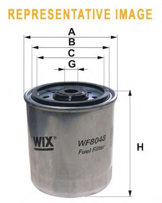 WF8048 WIX filtro de combustível