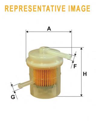 WF8133 WIX filtro de combustível