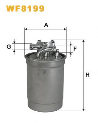 WF8199 WIX Фильтр топлива