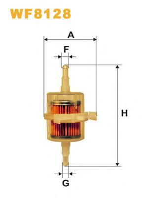 Фильтр тонкой очистки топлива WIX WF8128 цена, от 3.26 USD