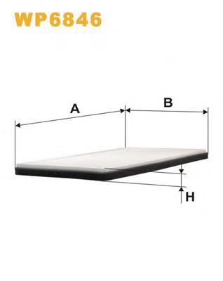 Фильтр воздушный отопителя WIX WP6846 цена, от 4.67 USD
