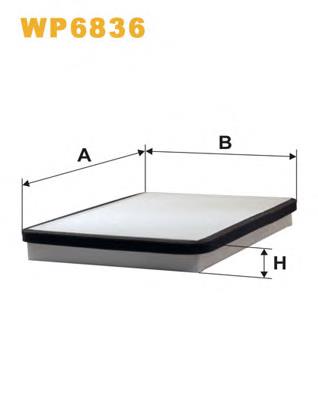 Filtro de salão Peugeot 405 2 4B