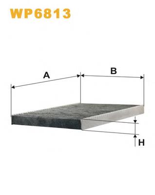 Фильтр воздушный отопителя WIX WP6813 цена, от 4.56 USD