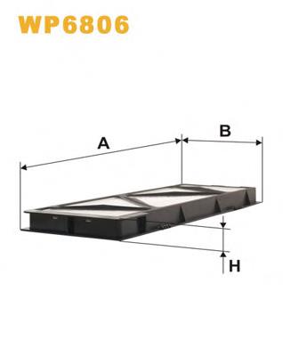 Фильтр воздушный отопителя WIX WP6806 цена, от 5.77 USD