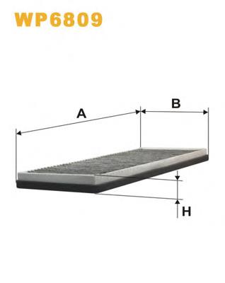 Воздушный фильтр салона WIX WP6809