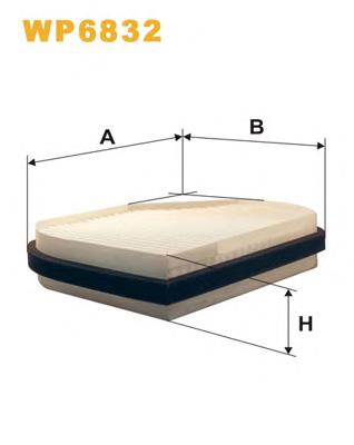 Фильтр воздушный отопителя WIX WP6832 цена, от 12.30 USD