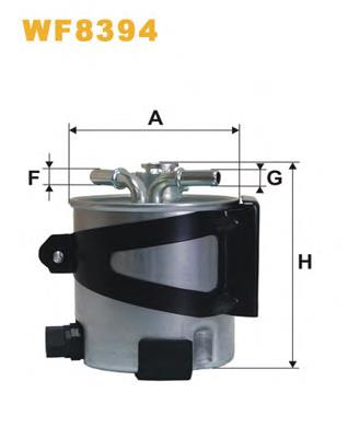 Фильтр тонкой очистки топлива WIX WF8394 цена, от 24.19 USD