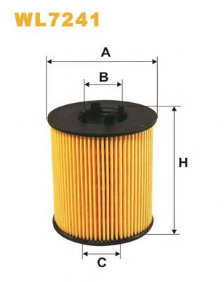 Фильтр масла WIX WL7241