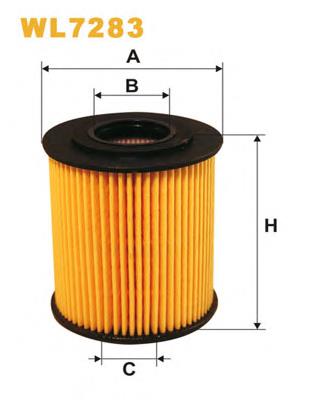 Фильтр масла WIX WL7283