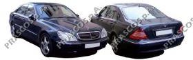  Grelha do radiador Mercedes S sedan (W220) (1998 - 2005) 