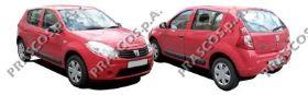 Pára-choque traseiro para Dacia Sandero (BS0, 1)