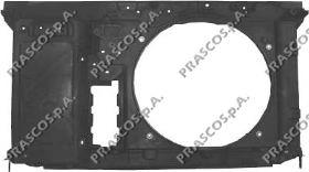 Suporte do radiador montado (painel de montagem de fixação das luzes) Citroen C4 UD