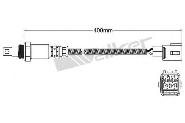 25054006 Walker sonda lambda, sensor de mistura pobre