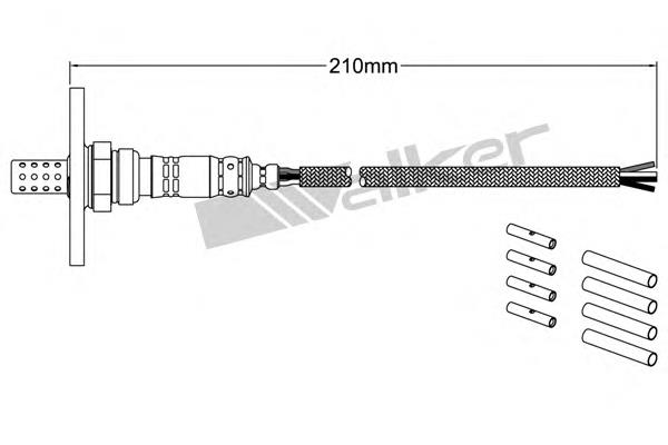 25024050 Walker sonda lambda, sensor de oxigênio até o catalisador