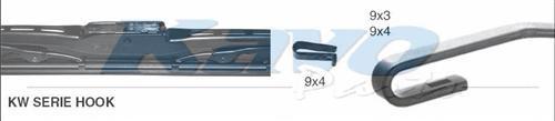 Limpa-pára-brisas de vidro traseiro para Subaru Forester (S11, SG)
