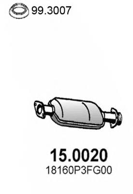 Convertidor - catalisador 150020 Asso