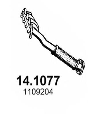 141077 Asso tubo de admissão dianteiro (calças do silenciador)