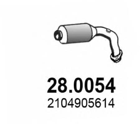 Каталитический нейтрализатор отработавших газов Mercedes A2104905614 цена, от 1659.39 USD