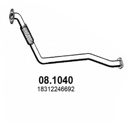 Silenciador, parte dianteira para BMW 5 (E39)