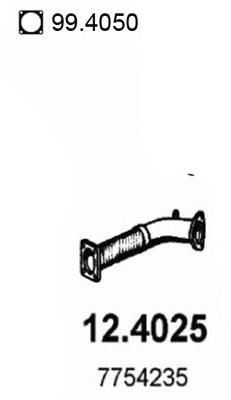 Труба приемная (штаны) глушителя передняя 46449685 Fiat/Alfa/Lancia