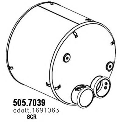 Posição (pisca-pisca) direita 5057039 Asso