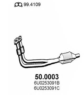 Convertidor - catalisador 500003 Asso